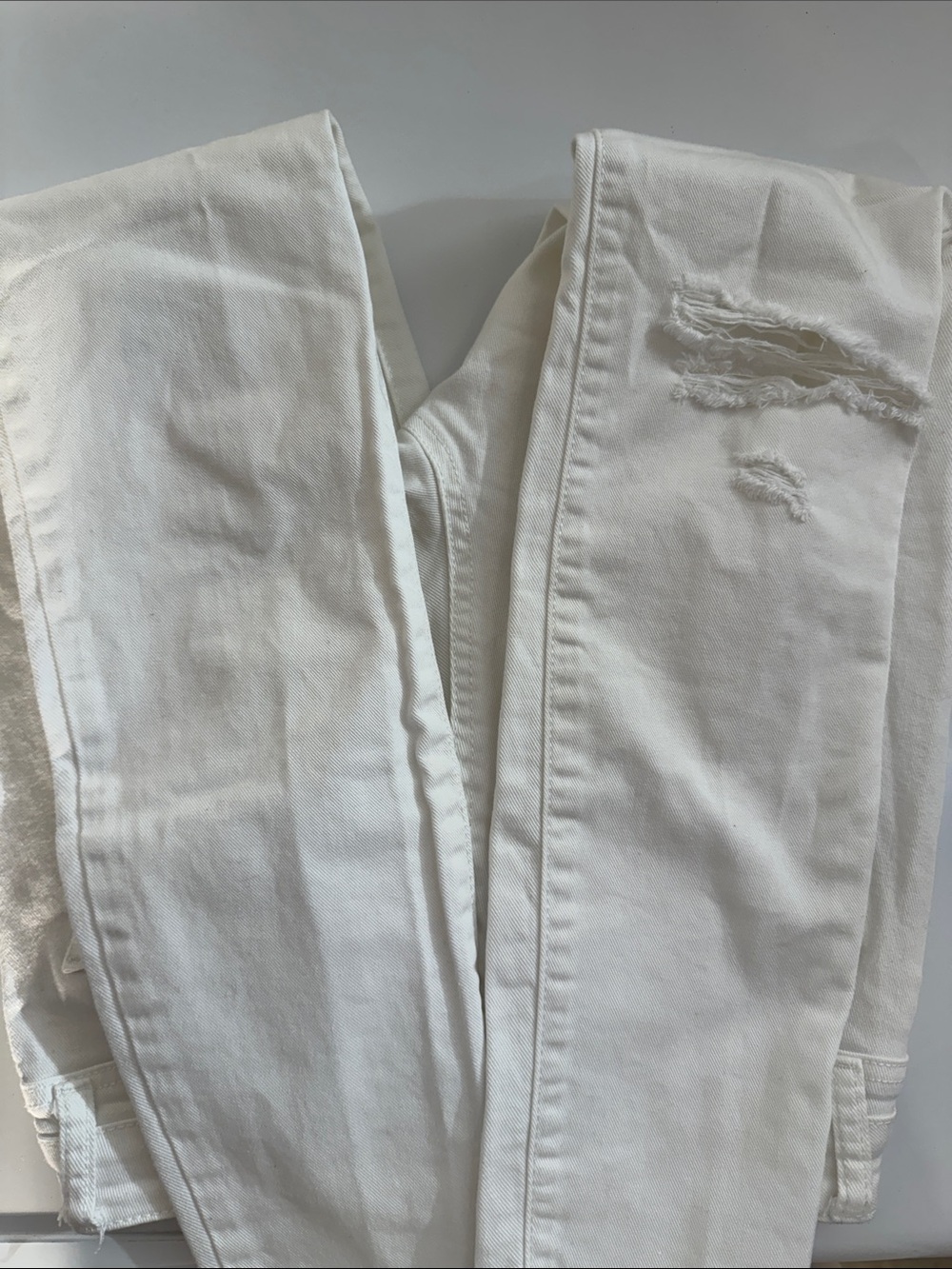 Rewash White High-Rise Button-Side Jeans - Picture 4 of 6